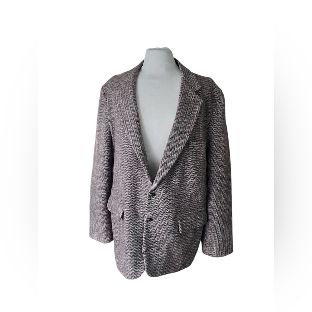 Brown Tweed Jacket Size 14